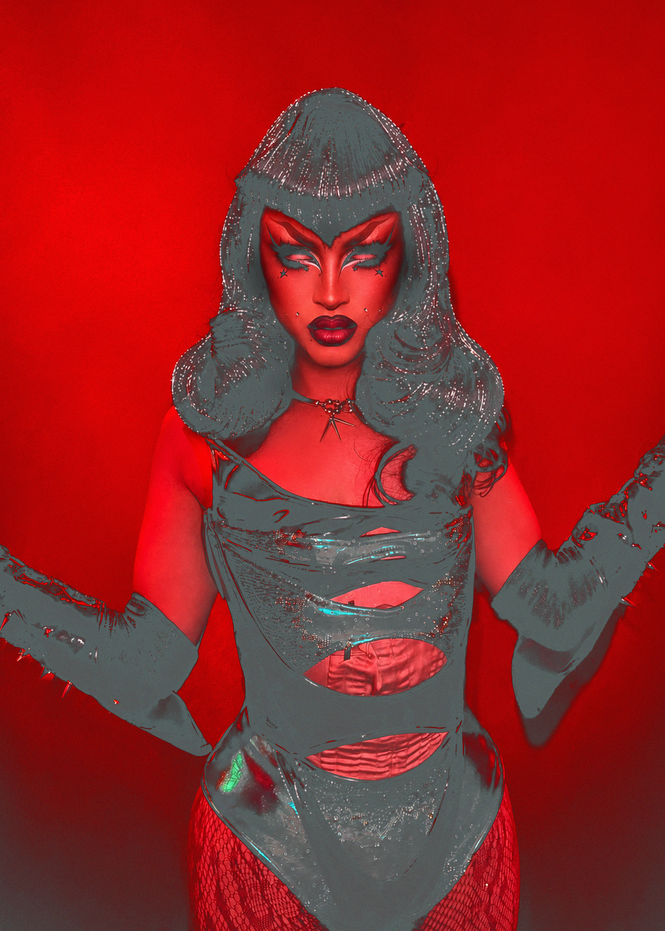 Kunty (Peluca Tinsel Pin-Up)