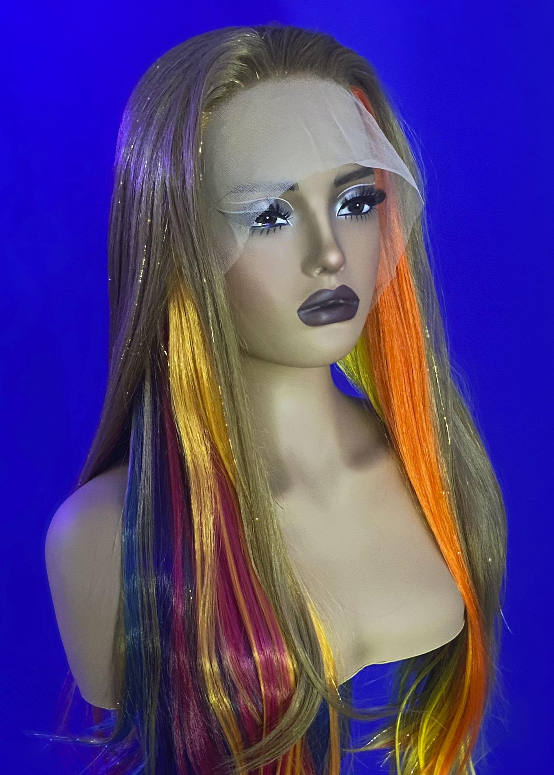 Rainbow (Peluca Tinsel)