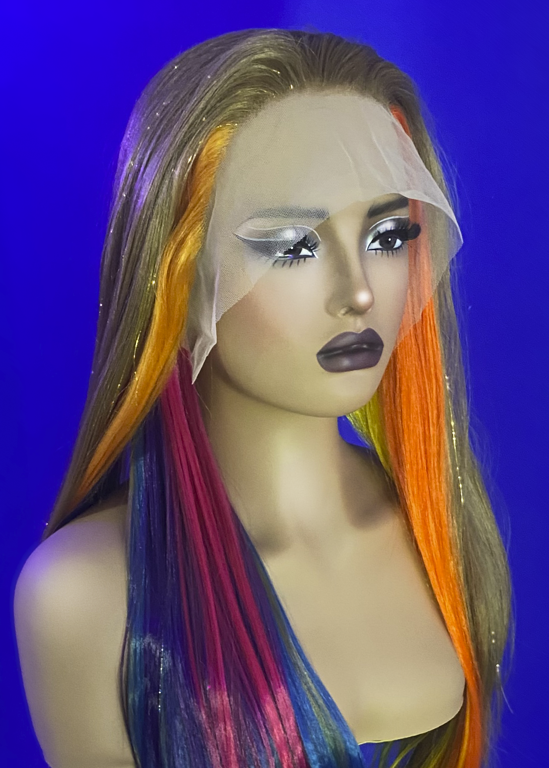 Rainbow (Peluca Tinsel)